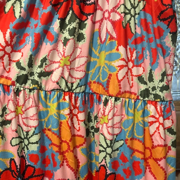 NWOT-Vibrant Floral Maxi Dress - Multicolor - Picture 6 of 12